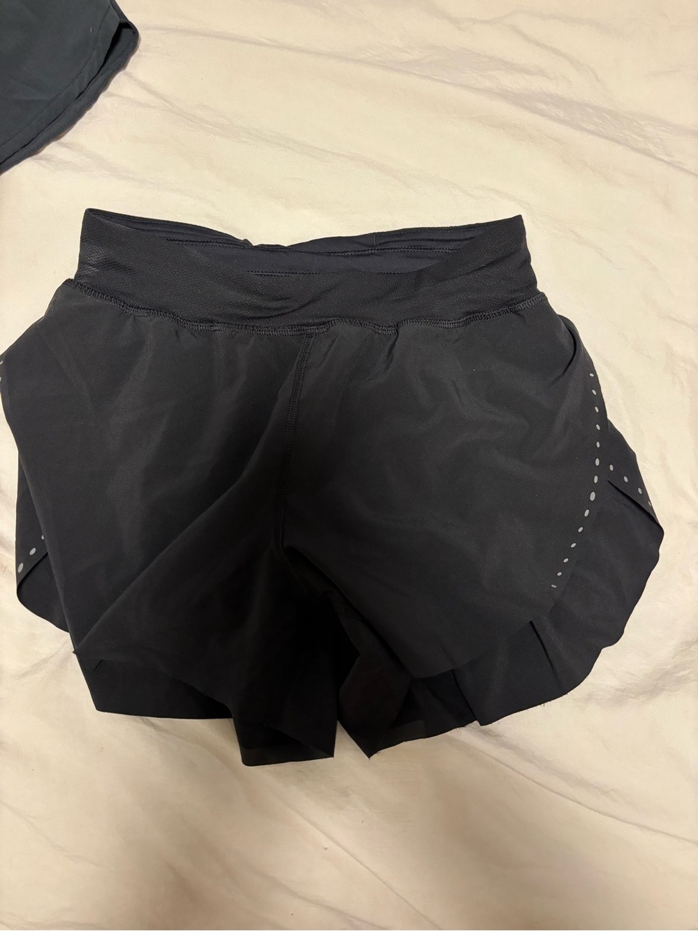 lululemon athletica Black Layered Running Skort